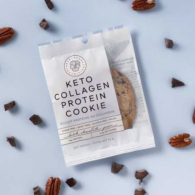 Keto Collagen Protein Cookie ✧ dark chocolate pecan